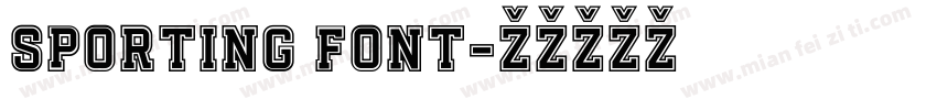 Sporting Font字体转换